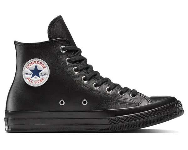 コンバースチャックテイラー-ブラック-レザー-黑-ハイカット-CHUCK70-CT70-LEATHER-HI-BLACK-A15169C