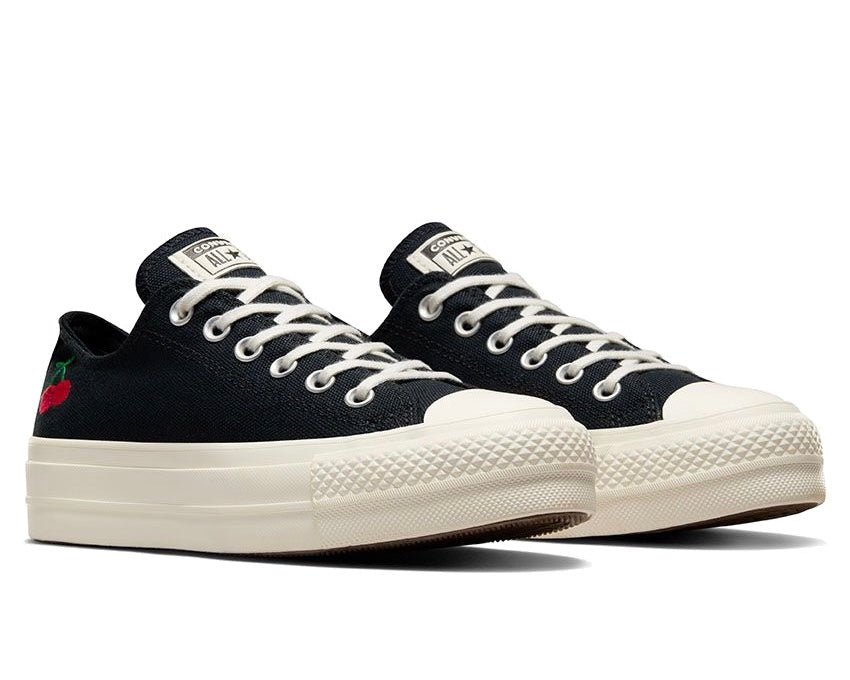 送料無料】CTAS LIFT PLATFORM OX CHERRIES BLACK A08862C – LOWHAI