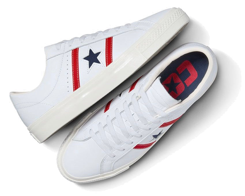 送料無料】CONS ONE STAR ACADEMY PRO LEATHER WHITE A08500C – LOWHAI