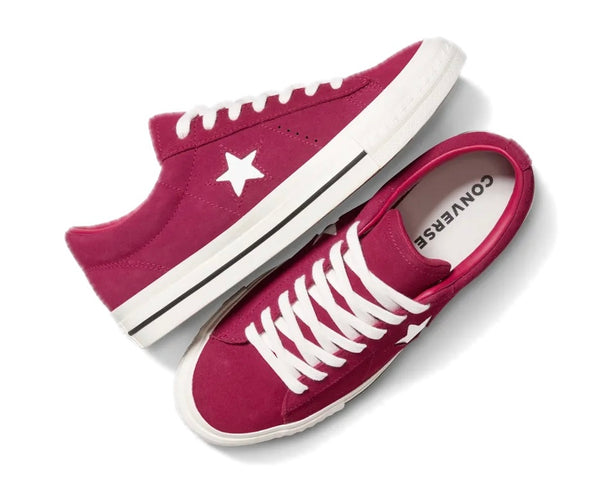 CONVERSE-CONS-ONE STAR 95-RED-LOW-SPORTY BERRY-PINK-A16393C-コンバース-ワンスター95-ローカット-スエード