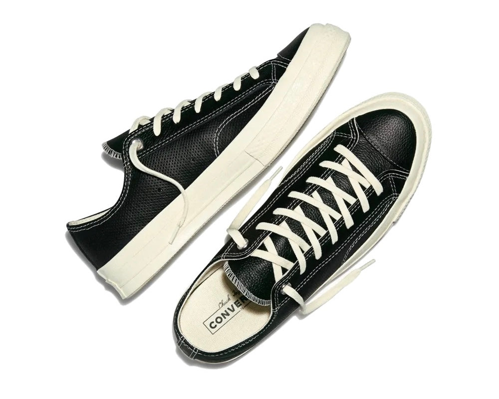 送料無料】CT70 OX PERFORATED LEATHER BLACK A18850C – LOWHAI