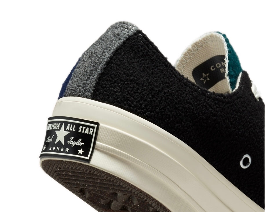 コンバース チャックテイラー CT70 27cm 送料無料】CT70 OX RENEW UPCYCLED FLEECE BLACK 172268C – LOWHAI