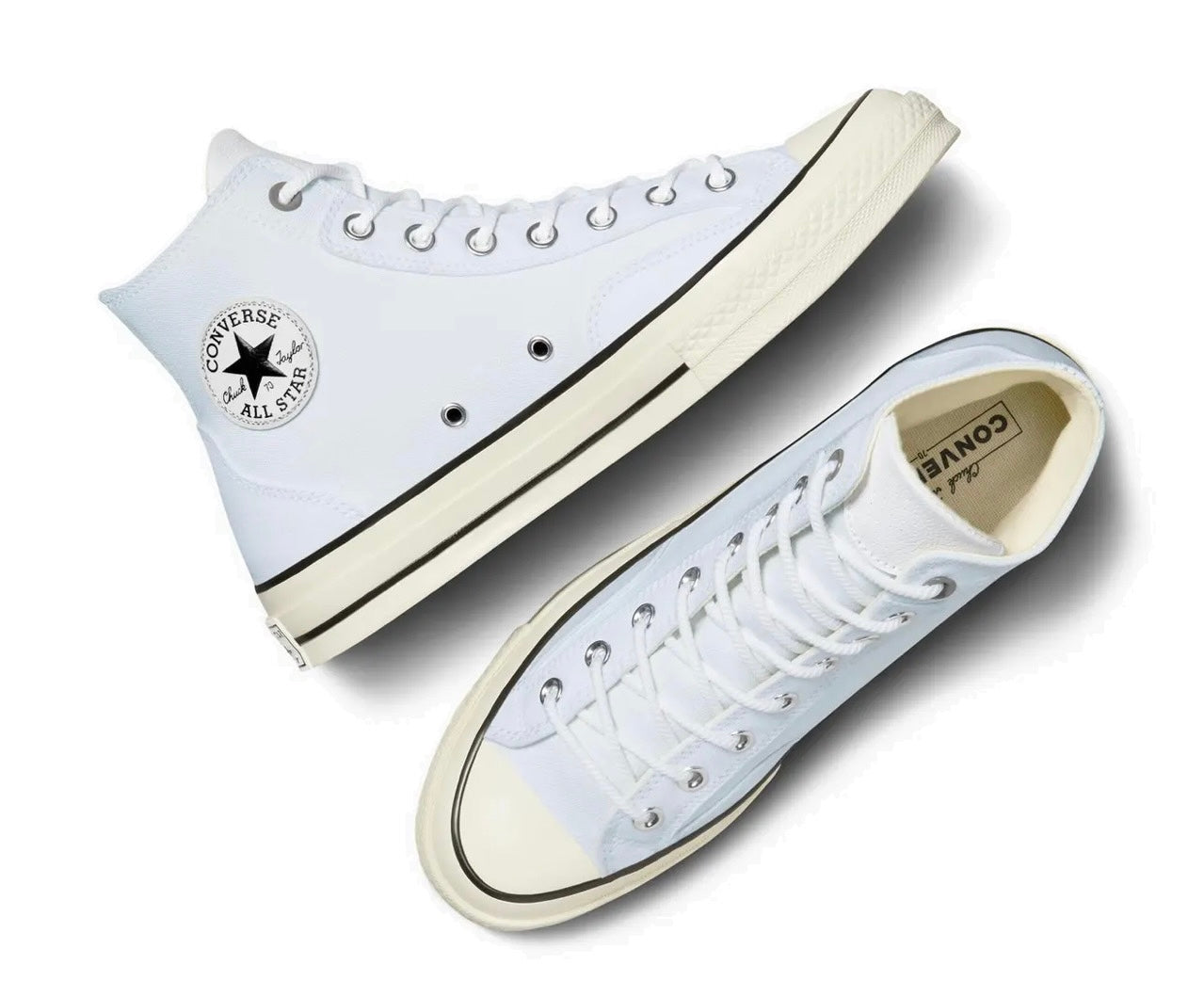 送料無料】CT70 HI COURT CANVAS&LEATHER WHITE A07444C – LOWHAI