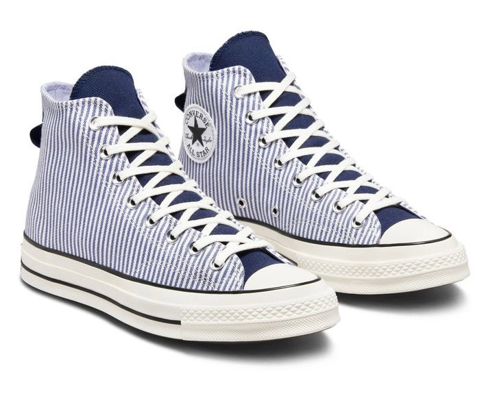 早割クーポン！ HI 送料無料】CT70 CRAFTED LOWHAI – A00472C INDIGO WASHED STRIPE 靴