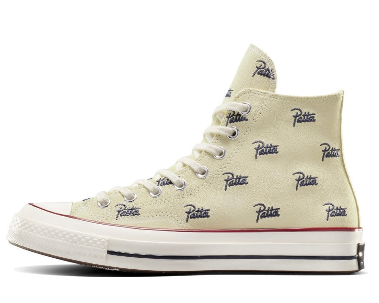 送料無料】CT70 HI CONVERSE X PATTA NATURAL IVORY A12831C