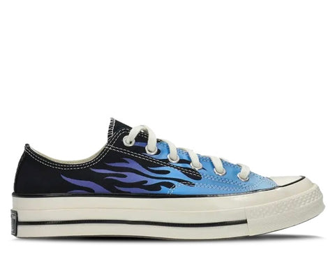 コンバース-チャックテイラー-ローカット-ブラック-ブルー-ファイア-FIRE-FLAME-BLUE-BLACK-COBALT-A15611C
