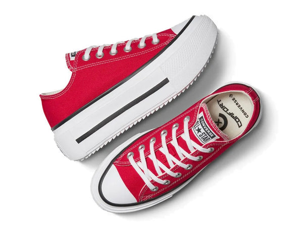 CONVERSE-CTAS-DOUBLE STACK PLATFORM-RED-OX-LOW-A16515C-コンバースオールスター-フラットフォーム-レッド-赤-厚底-ローカット