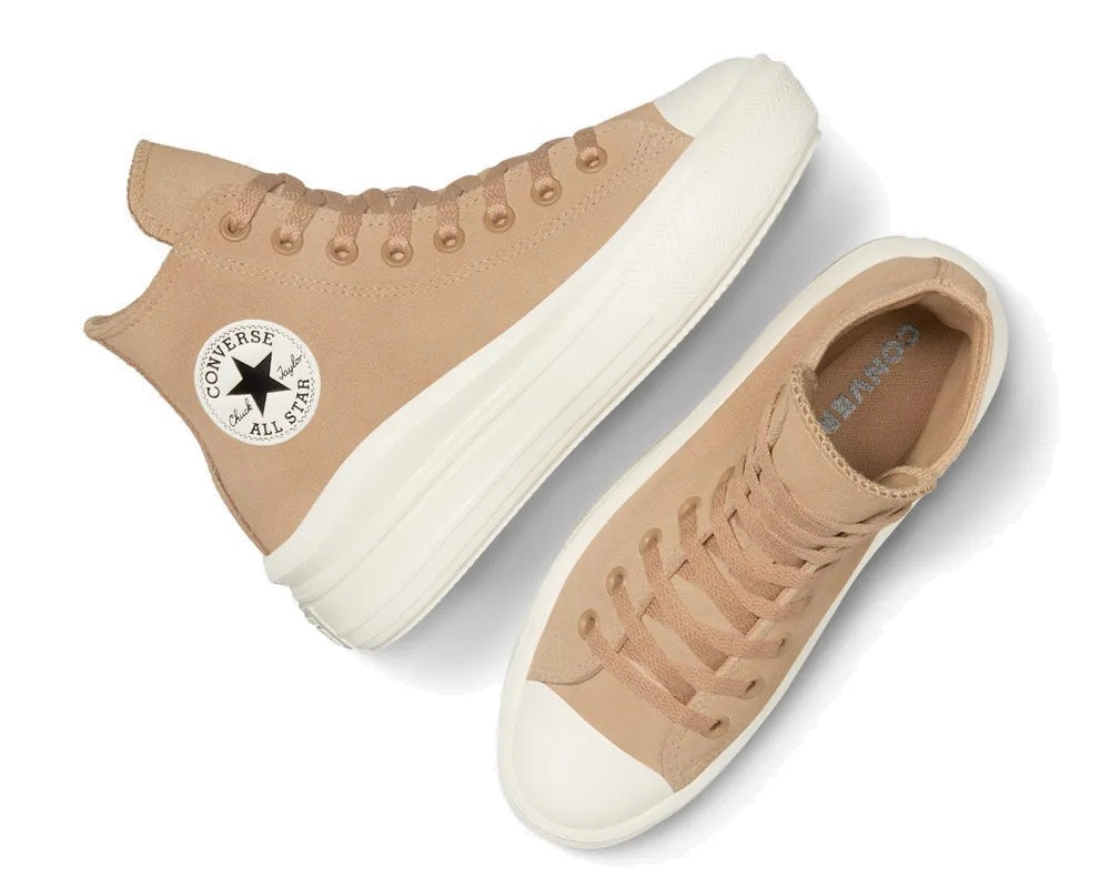 送料無料】CTAS MOVE PLATFORM COLORFUL SUEDE HI COFFEE RUM A11145C 