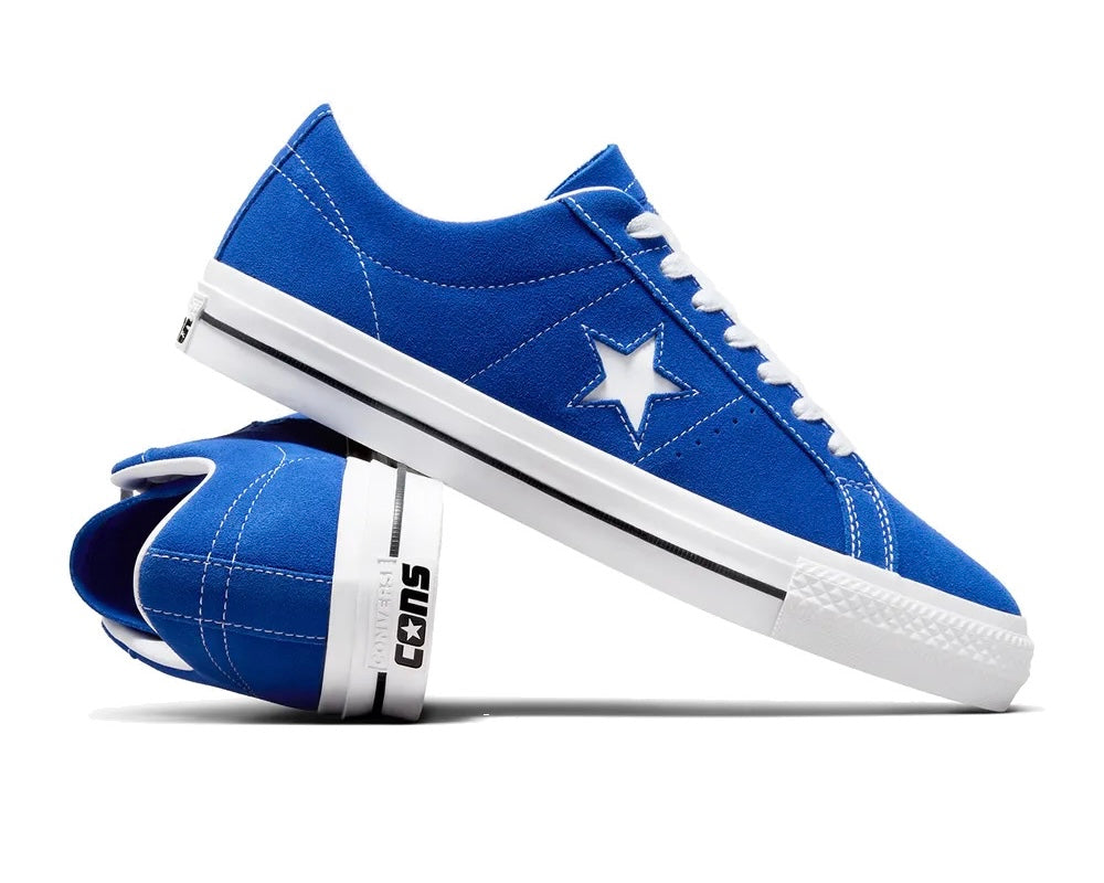 送料無料】CONS ONE STAR PRO CLASSIC SUEDE BLUE A07898C – LOWHAI