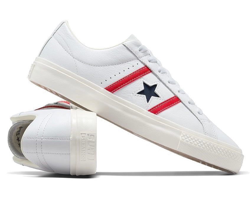 送料無料】CONS ONE STAR ACADEMY PRO LEATHER WHITE A08500C – LOWHAI