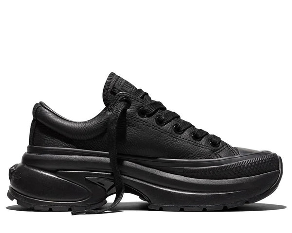 【送料無料】RUN STAR CRUSH OX LEATHER BLACK A20238C