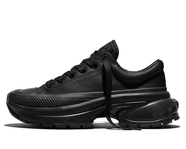 【送料無料】RUN STAR CRUSH OX LEATHER BLACK A20238C