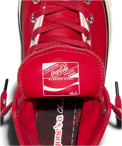 【送料無料】CT70 HI CONVERSE X Coca-Cola LEATHER RACING RED A17888C