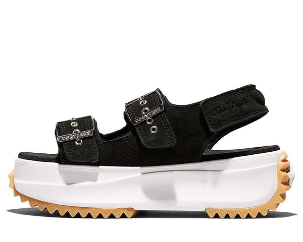 【送料無料】RUN STAR SANDAL SUEDE BLACK A20649C