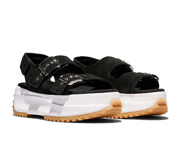 【送料無料】RUN STAR SANDAL SUEDE BLACK A20649C