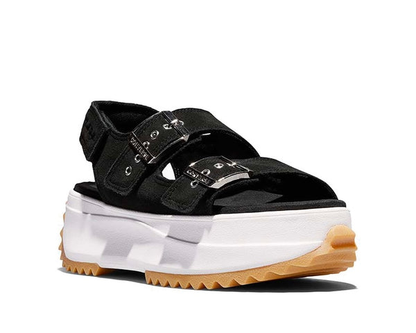 【送料無料】RUN STAR SANDAL SUEDE BLACK A20649C