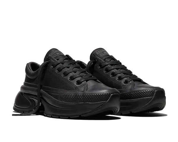 【送料無料】RUN STAR CRUSH OX LEATHER BLACK A20238C