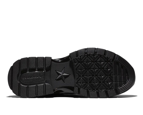 【送料無料】RUN STAR CRUSH OX LEATHER BLACK A20238C