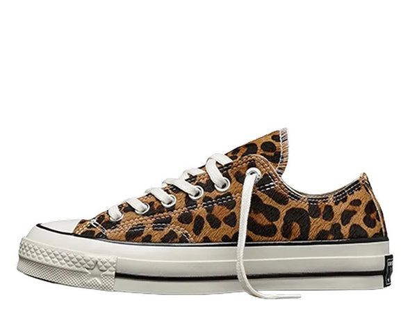 コンバース-チャックテイラー-ローカット-レオパード-ブラウン-レザー-ct70x-chuck70x-leopard-pony hair-brown-lowcut-a24243c