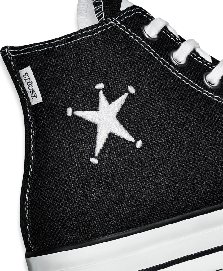 送料無料】CT70 CONVERSE X STUSSY HI BLACK A01765C – LOWHAI