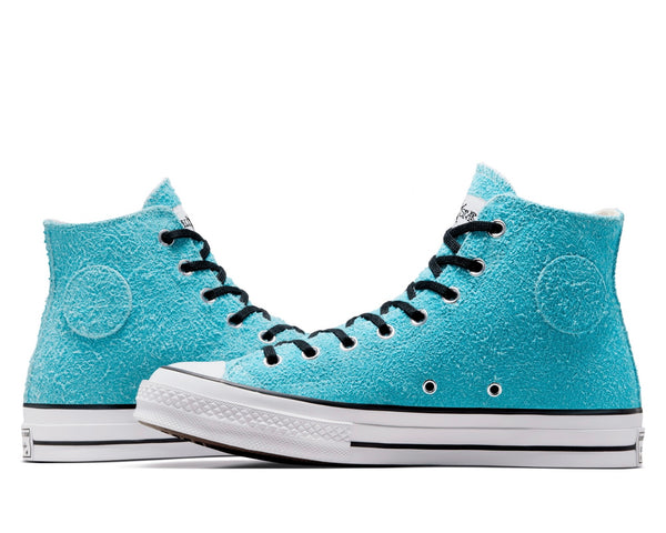 送料無料】CT70 CONVERSE X STUSSY HI SKY BLUE A07663C – LOWHAI